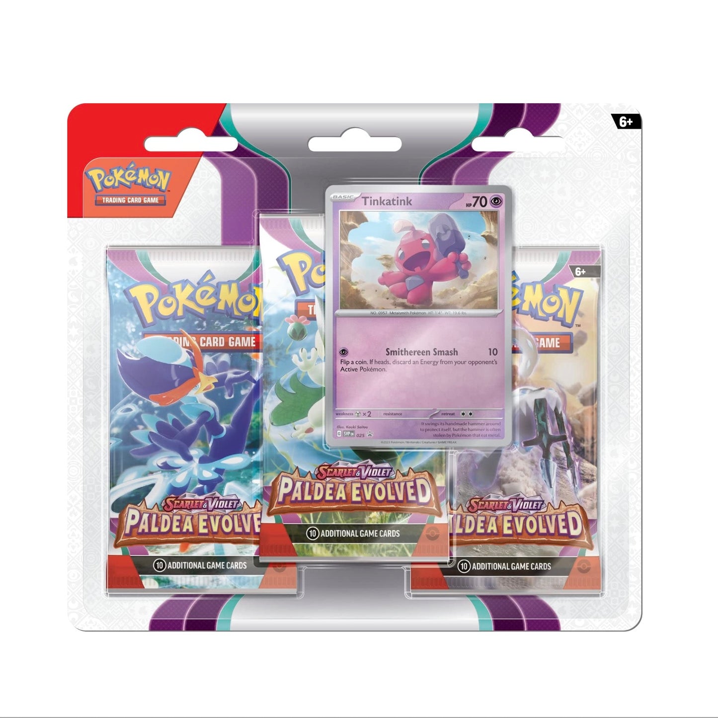 Paldea Evolved 3 Pack Blister (Random Promo)