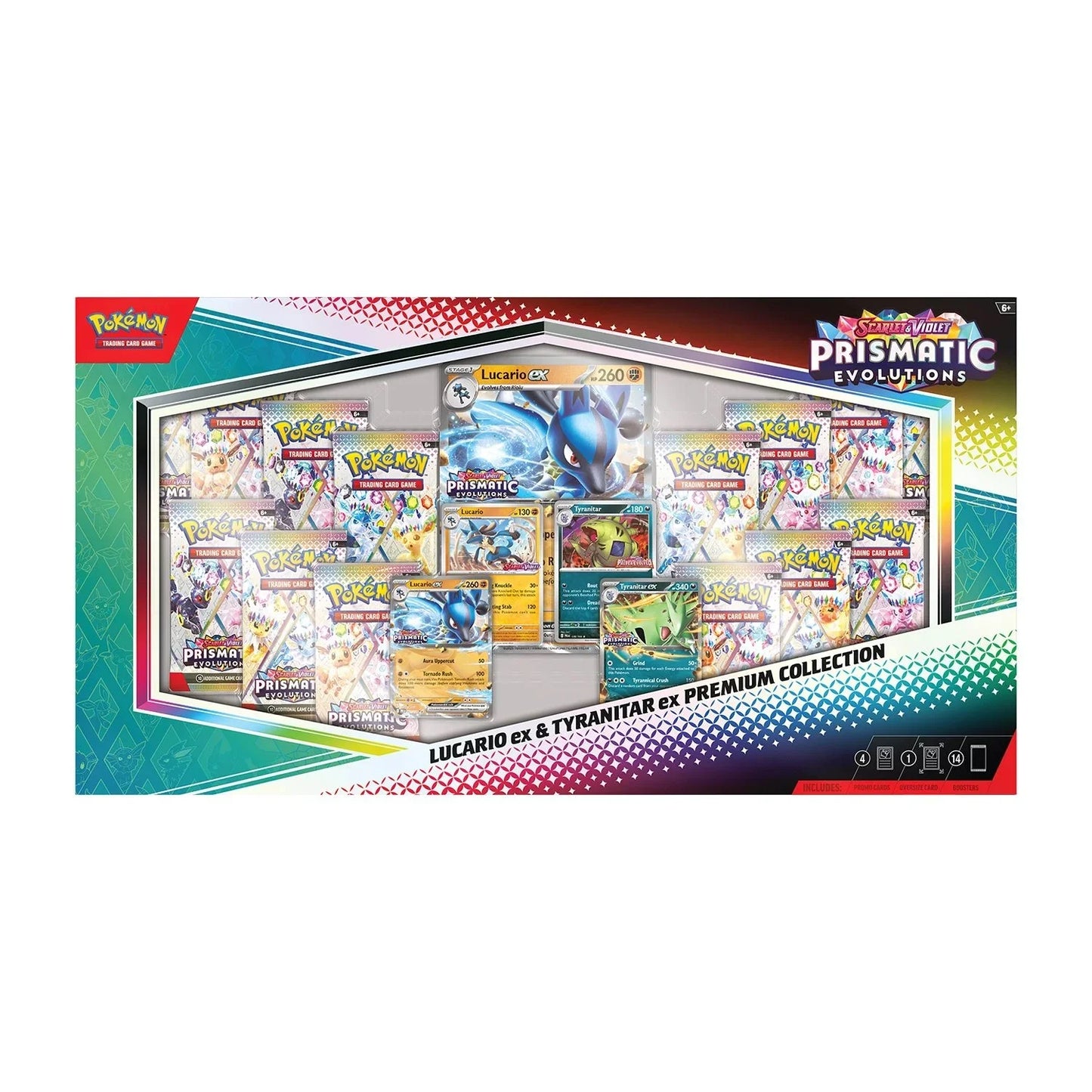 Lucario Ex & Tyranitar Ex Premium Collection