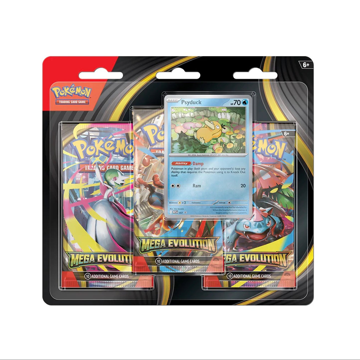 Mega Evolution 3 Pack Blister (Random Promo)