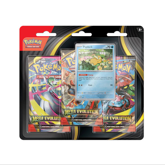 Mega Evolution 3 Pack Blister (Random Promo)