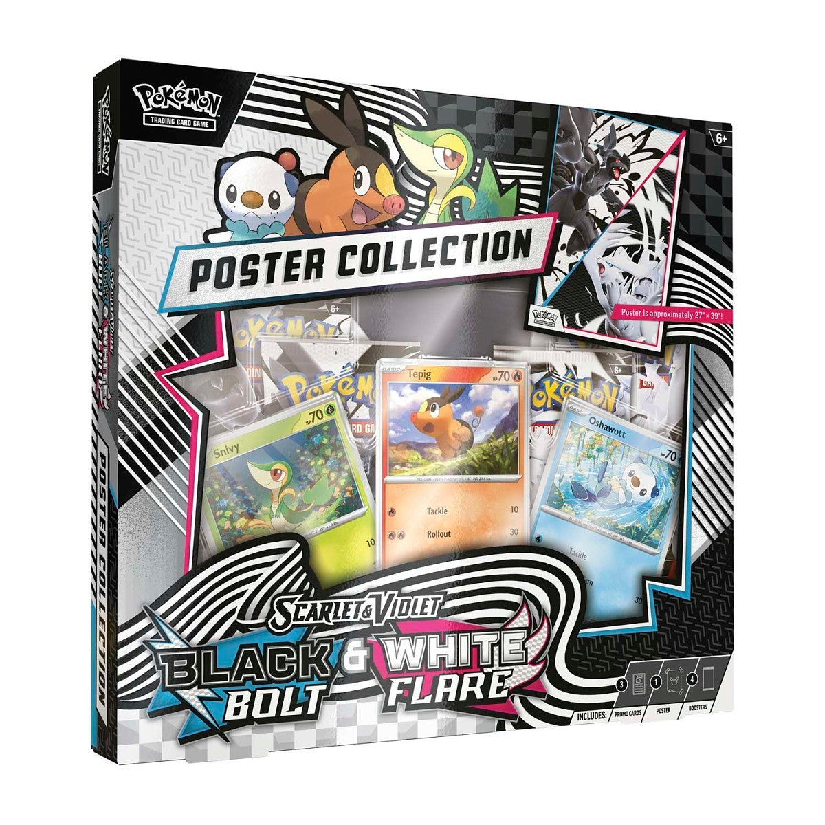 Black Bolt & White Flare - Unova Poster Collection