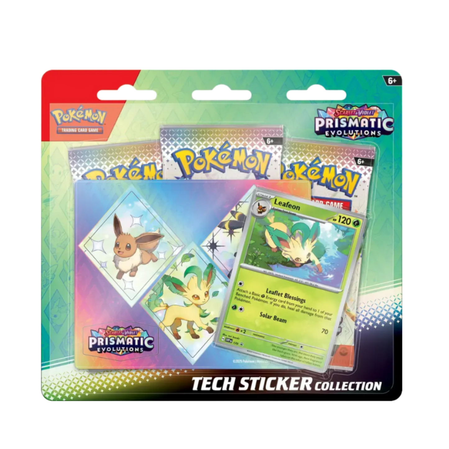 Prismatic Evolution Tech Sticker (Random)